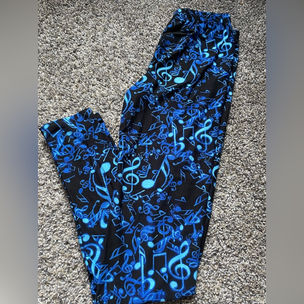 Leggings — Music Notes Printed